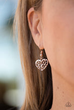 Load image into Gallery viewer, Paparazzi ~ Less Is AMOUR ~ Rose Gold Necklace Set