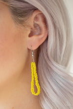 Load image into Gallery viewer, Paparazzi ~ Let It BEAD ~ Yellow Seed Bead Necklace Set