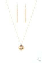 Load image into Gallery viewer, Paparazzi ~ Let Your Light So Shine ~ Gold Inspirational Necklace Set