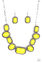 Load image into Gallery viewer, Paparazzi ~ Lets Get Loud ~ Yellow Necklace Set