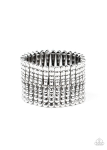 Paparazzi ~ Level The Field ~ Silver Bracelet