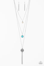 Load image into Gallery viewer, Paparazzi ~ Life Is A Voyage ~ Multi Turquoise and White Pendant Layered Necklace Set
