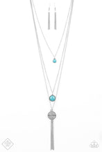 Load image into Gallery viewer, Paparazzi ~ Life Is A Voyage ~ Blue Turquoise Necklace Set (Fashion Fix Exclusive)