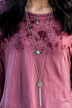 Load image into Gallery viewer, Paparazzi ~ Life Is A Voyage ~ Blue Turquoise Necklace Set (Fashion Fix Exclusive)