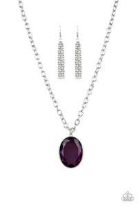 Paparazzi - Light As HEIR -Purple Necklace - Klassy Jewelz Boutique