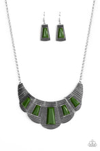 Load image into Gallery viewer, Paparazzi ~ Lion Den ~ Green Necklace Set
