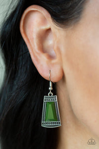 Paparazzi ~ Lion Den ~ Green Necklace Set