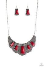 Load image into Gallery viewer, Paparazzi ~ Lion Den ~ Red Necklace Set