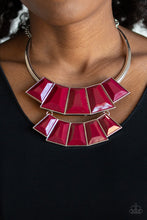 Load image into Gallery viewer, Paparazzi ~ Lions, TIGRESS, and Bears ~ Red Necklace Set