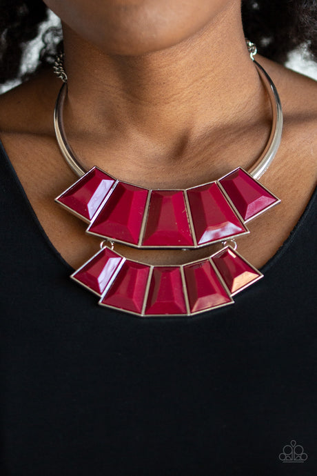 Paparazzi ~ Lions, TIGRESS, and Bears ~ Red Necklace Set