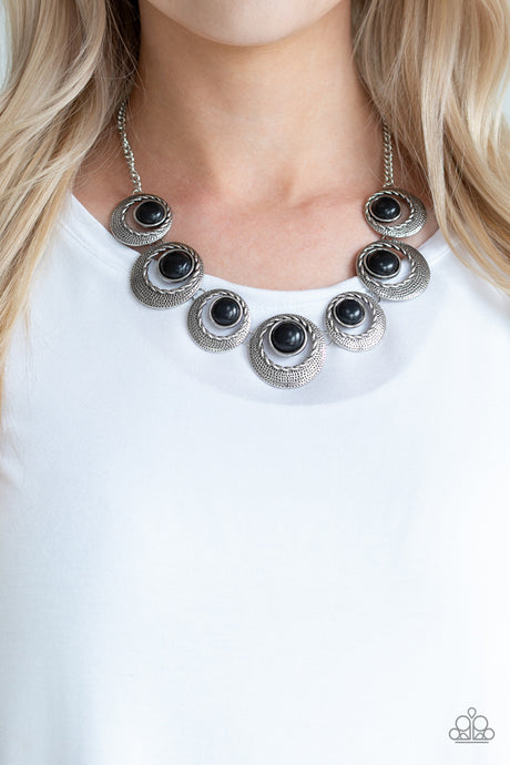Paparazzi ~ Lions, Tigers, and Bears ~ Black Necklace Set
