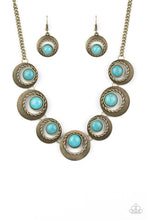 Load image into Gallery viewer, Paparazzi ~ Lions, Tigers, and Bears ~ Brass Necklace Set