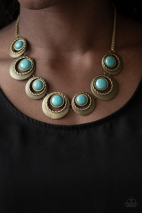 Paparazzi ~ Lions, Tigers, and Bears ~ Brass Necklace Set