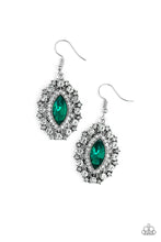 Load image into Gallery viewer, Paparazzi ~ Long May She Reign ~ Green Earrings