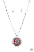 Load image into Gallery viewer, Paparazzi ~ Lost SOL ~ Red Necklace Set