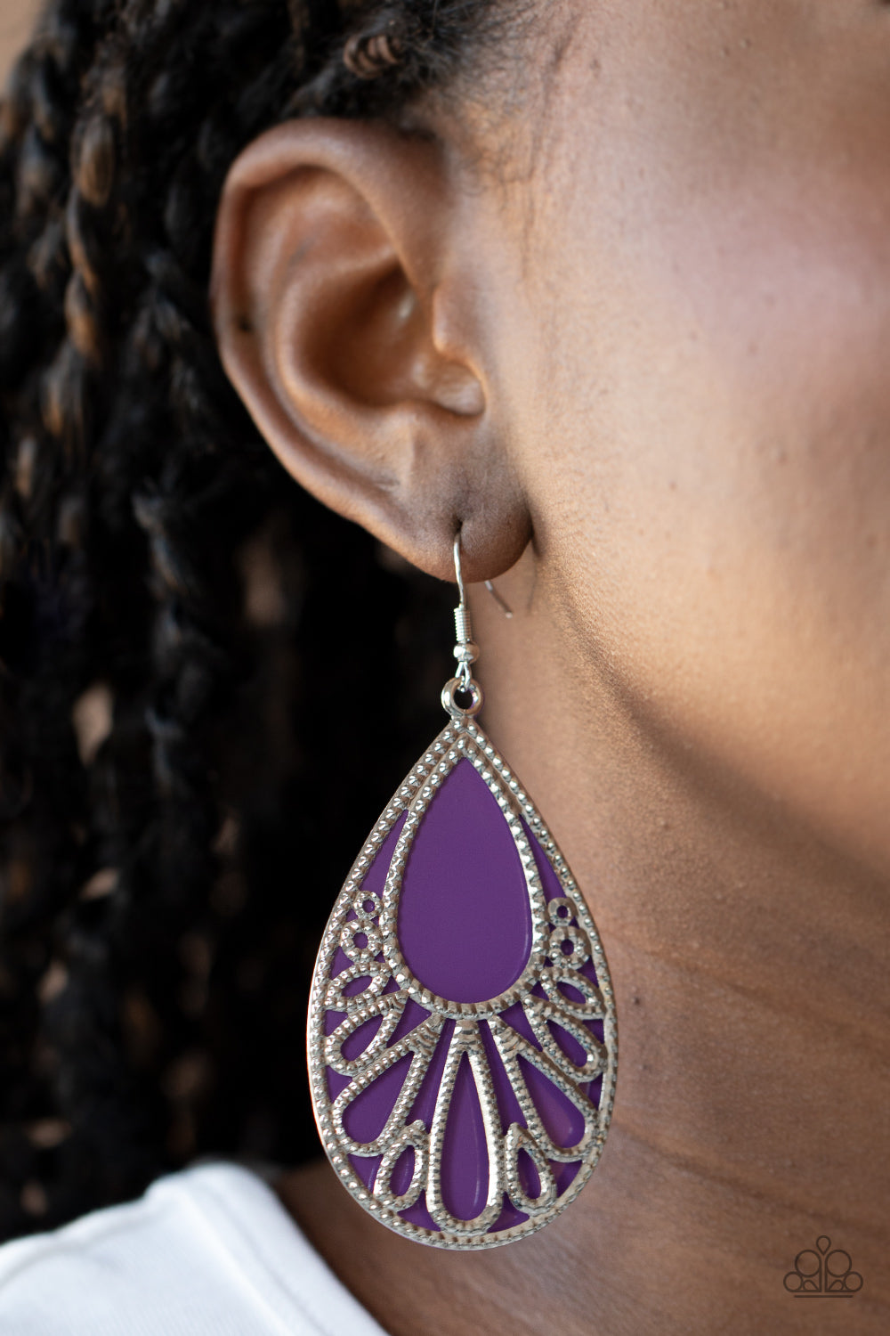 Paparazzi ~ Loud and Proud ~ Purple Earring