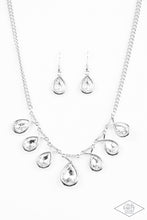 Load image into Gallery viewer, Paparazzi ~ Love At FIERCE Sight ~ White Necklace Set (Life of the Party Exclusive)
