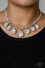Load image into Gallery viewer, Paparazzi ~ Love At FIERCE Sight ~ White Necklace Set (Life of the Party Exclusive)