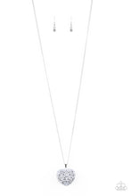 Load image into Gallery viewer, Paparazzi ~ Love Is All Around ~ Silver Necklace Set