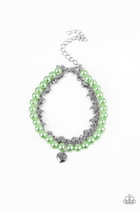 Paparazzi ~ Love Like You Mean It ~ Green Bracelet