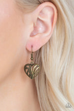 Load image into Gallery viewer, Paparazzi ~ Love Lockets ~ Brass Necklace Set