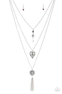 Paparazzi ~ Love Opens All Doors ~ Purple Necklace Set
