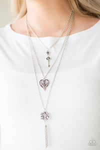 Paparazzi ~ Love Opens All Doors ~ Purple Necklace Set