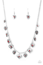 Load image into Gallery viewer, Paparazzi ~ Lovely Lockets ~ Red Heart Necklace Set