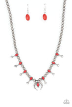Load image into Gallery viewer, Paparazzi - Luck Of The West - Red Necklace Set