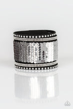 Load image into Gallery viewer, Paparazzi ~ MERMAIDS Have More Fun ~ Gold/Silver Reversible Sequins Wrap Bracelet