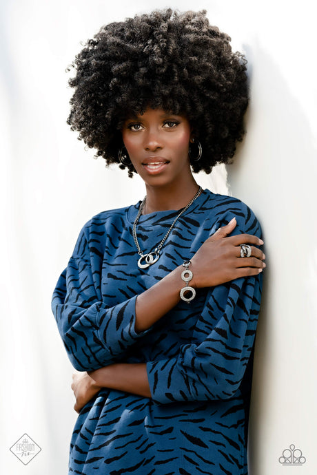 Paparazzi ~ Magnificent Musings ~ Fashion Fix Complete Trend Blend ~ Black Necklace Set
