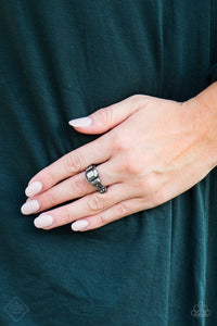 Paparazzi ~ Magnificent Musings ~ Fashion Fix Complete Trend Blend ~ Black/Gunmetal Necklace Set