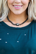Load image into Gallery viewer, Paparazzi ~ Magnificent Musings ~ Fashion Fix Complete Trend Blend ~ Black/Gunmetal Necklace Set