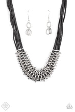 Load image into Gallery viewer, Paparazzi ~ Lock, Stock, and SPARKLE ~ Black Necklace Set (Fashion Fix Exclusive)