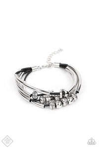 Paparazzi ~ We Aim To Please ~ Black Bracelet (Fashion Fix Exclusive)