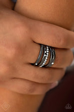 Load image into Gallery viewer, Paparazzi ~ Magnificent Musings ~ Fashion Fix Complete Trend Blend ~ Black Gunmetal Necklace Set