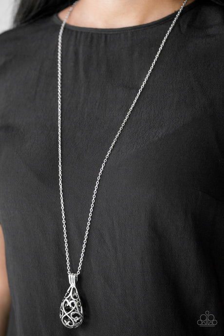 Paparazzi ~ Magic Potions ~ Silver Necklace Set