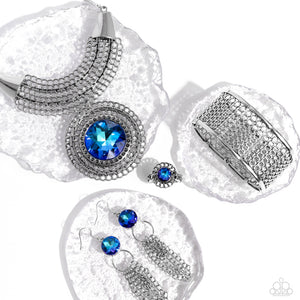 Paparazzi ~ Magnificent Musings ~ Fashion Fix Complete Trend Blend ~ Blue Necklace Set