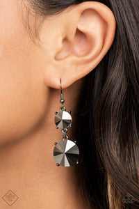 Paparazzi ~ Magnificent Musings ~ Fashion Fix Complete Trend Blend ~ Black Gunmetal Necklace Set