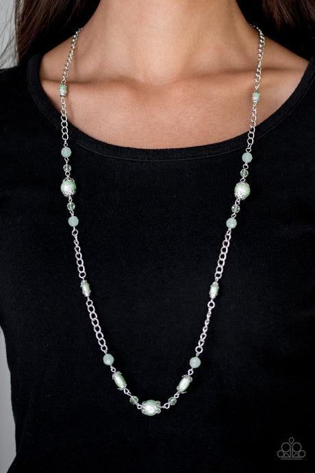 Paparazzi ~ Magnificently Milan ~ Green Necklace Set