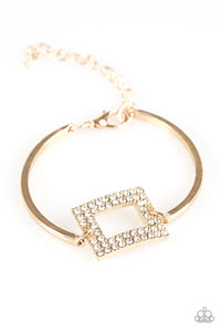 Paparazzi ~ Main Street Metro ~ Gold Bracelet