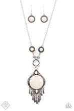 Load image into Gallery viewer, Paparazzi ~  Majestic Mountaineer ~ White Necklace Set (Fashion Fix Exclusive)