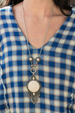 Load image into Gallery viewer, Paparazzi ~  Majestic Mountaineer ~ White Necklace Set (Fashion Fix Exclusive)