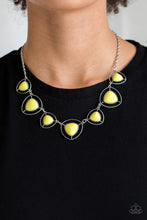 Load image into Gallery viewer, Paparazzi ~ Make A Point ~ Yellow Necklace Set