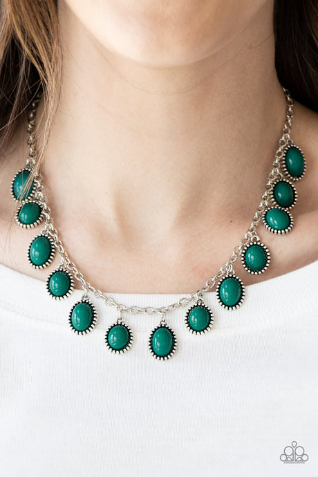 Paparazzi ~ Make Some ROAM! ~ Green Necklace Set