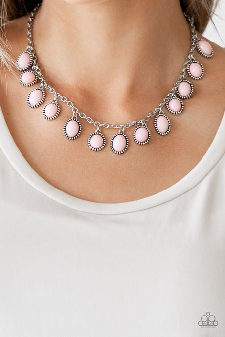 Paparazzi ~ Make Some ROAM! ~ Pink Necklace Set