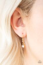Load image into Gallery viewer, Paparazzi - Make The World Sparkle - Gold Teardrop Layered Necklace Set - Klassy Jewelz Boutique