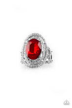 Load image into Gallery viewer, Paparazzi ~ Making History ~ Red  Ring with Stretchy Band