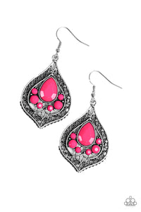 Paparazzi ~ Malibu Mama ~ Pink Earrings