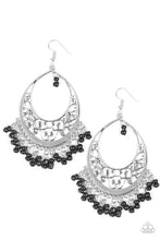 Load image into Gallery viewer, Paparazzi ~ Malibu Mamba ~ Black Earrings